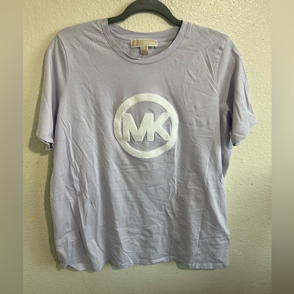 Michael Kors Women's Top- Tee size large color light purple - Picture 1 of 7